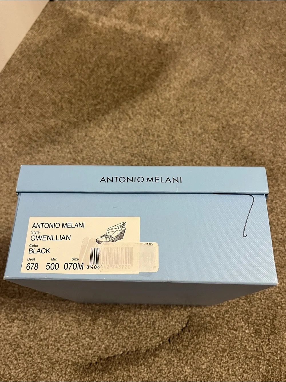 ANTONIO MELANI black leather